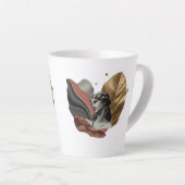 Moderne kunst met Tijdloze Genade van Venus Latte Mok (Rechterhoek)