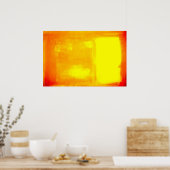 Moderne kunst - Minimalistisch Abstract Poster afd (Keuken)