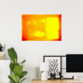 Moderne kunst - Minimalistisch Abstract Poster afd (Thuiskantoor)