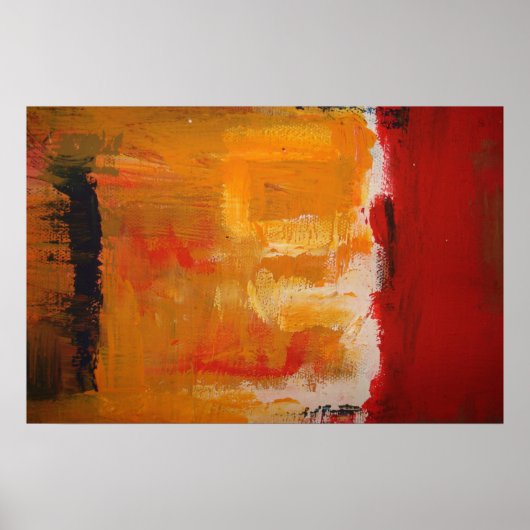 Moderne Kunst - Minimalistische Abstracte Kunst Ca Poster (Voorkant)