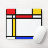 Moderne kunst muismat (Met muis)