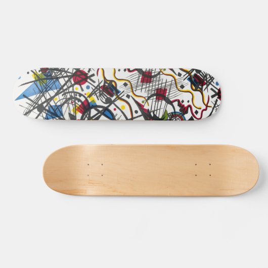 Moderne kunst op wielen - Kandinsky Style Persoonlijk Skateboard (Horizontaal)