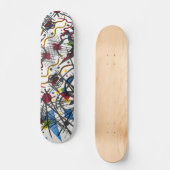 Moderne kunst op wielen - Kandinsky Style Persoonlijk Skateboard (Voorkant)