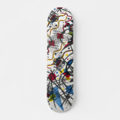 Moderne kunst op wielen - Kandinsky Style Persoonlijk Skateboard (Voorkant)