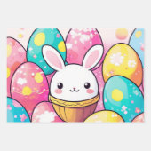 Moderne kunst Paaseieren Wrap Inpakpapier Vel (Voorkant)