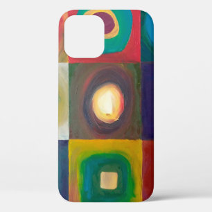 Moderne kunst Paintingart, modern, abstract, vierk Case-Mate iPhone Case