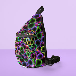 Moderne Kunst Petunia's Print Knip Naai Tas