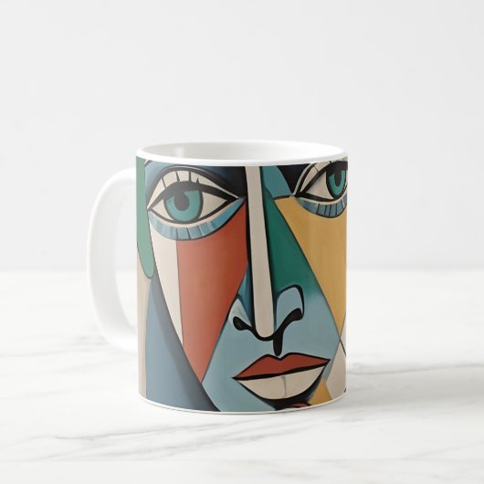 Moderne Kunst Portret Mok (Voorkant links)