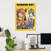 Moderne kunst poster (Thuiskantoor)