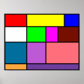 Moderne kunst poster (Voorkant)