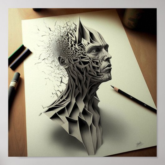 Moderne kunst poster (Voorkant)