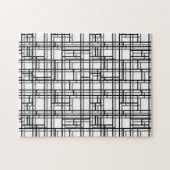 Moderne Kunst Schaduw Raster Legpuzzel (Horizontaal)