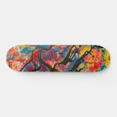 Moderne Kunst Skateboard - Boom van de Strijd (Horizontaal)