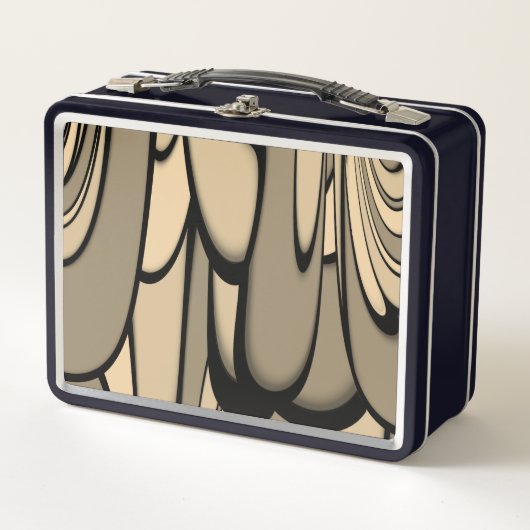 Moderne kunst smeltende bruine tinten (Voorkant)