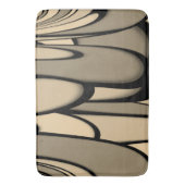 Moderne kunst smeltende bruine tinten badmat (Voorkant Verticaal)