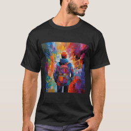 Moderne kunst t-shirt