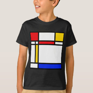 Moderne kunst t-shirt
