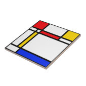 Moderne kunst tegeltje (Zijkant)