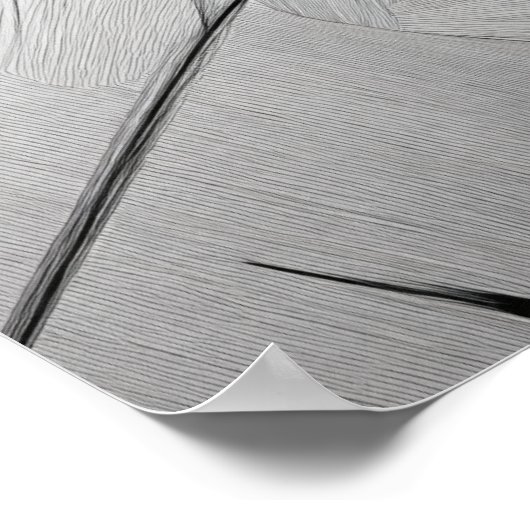 Moderne kunst tekening minimalistisch poster (Hoek)