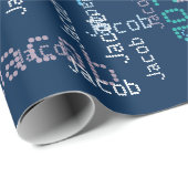 Moderne kunst toevoegen naam cadeaupapier (Rol Hoek)