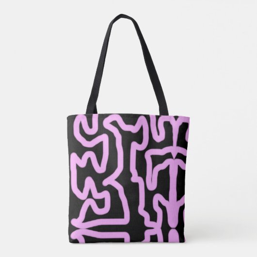 Moderne kunst tote bag (Achterkant)