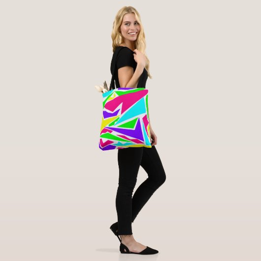 Moderne kunst tote bag (Op model)