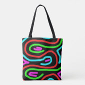 Moderne kunst tote bag (Achterkant)