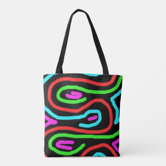 Moderne kunst tote bag (Achterkant)