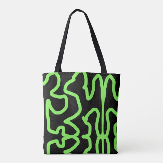 Moderne kunst tote bag (Achterkant)
