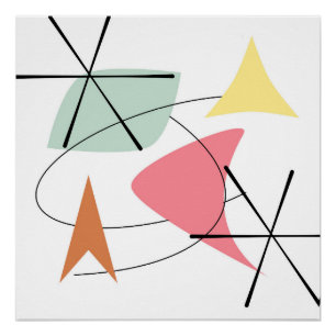 Moderne kunst uit de middeleeuwen perfect poster