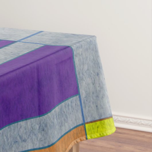 Moderne kunst uit de middeleeuwen - Regenboogprijs Tafelkleed (Voorbeeld)