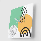 Moderne kunst uit de middeleeuwen vierkante klok (Hoek)