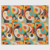 Moderne kunst uit het midden van de eeuw, diverse  cadeaupapier (Vlak)