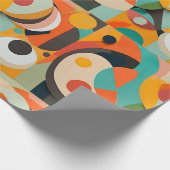 Moderne kunst uit het midden van de eeuw, diverse  cadeaupapier (Hoek)