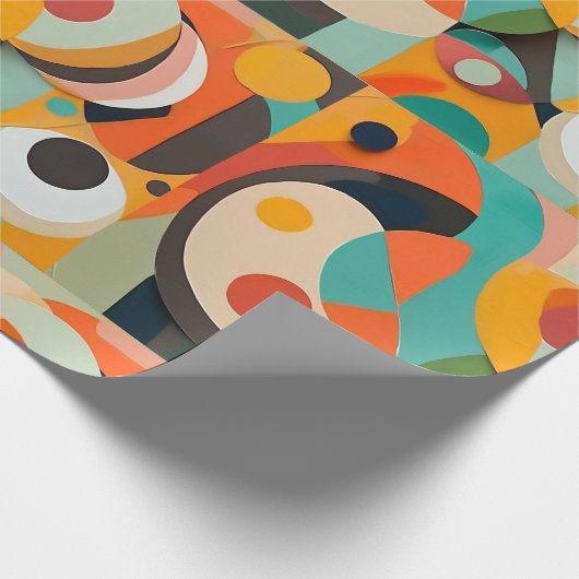 Moderne kunst uit het midden van de eeuw, diverse  cadeaupapier (Hoek)