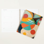 Moderne kunst uit het midden van de eeuw, naam & 2 planner (Display)