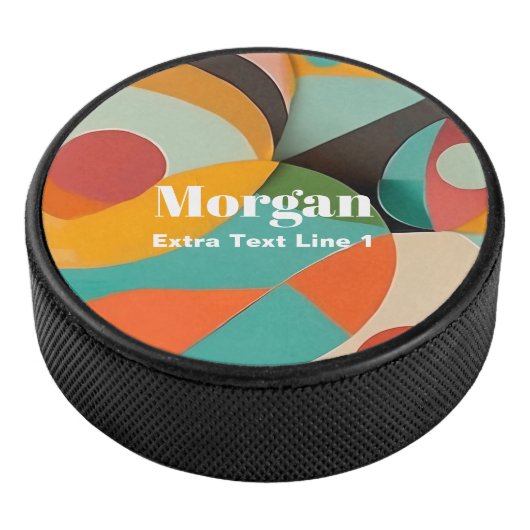 Moderne kunst uit het midden van de eeuw, naam & t hockey puck (3/4)