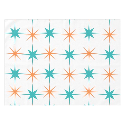 Moderne kunst uit het midden van de eeuw: ontwerp tafelkleed (Voorkant (Horizontaal))