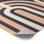 Moderne kunst uit het midden van de eeuw. poster (Hoek)