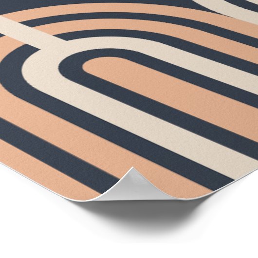 Moderne kunst uit het midden van de eeuw. poster (Hoek)