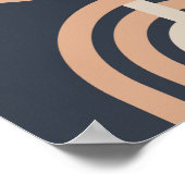 Moderne kunst uit het midden van de eeuw. poster (Hoek)