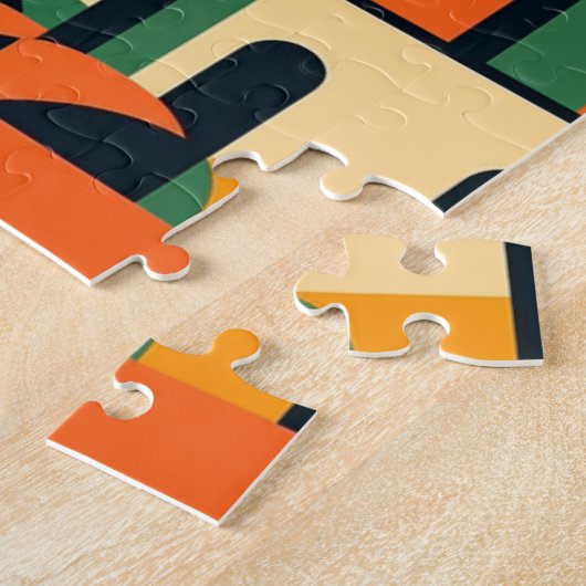 Moderne kunst uit het midden van de eeuw: Rome Abs Legpuzzel (Zijkant)