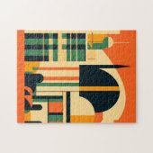 Moderne kunst uit het midden van de eeuw: Rome Abs Legpuzzel (Horizontaal)