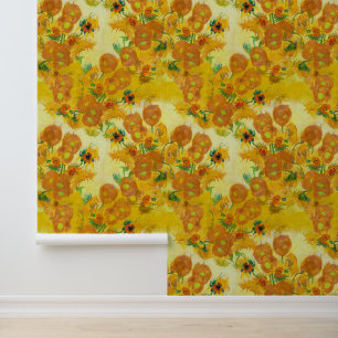 Moderne Kunst Van Gogh's Zonnebloemen Behang