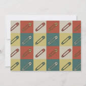 Moderne Kunst Veiligheid/Luierpen Geslachtsneutraa Kaart (Achterkant)