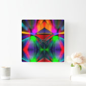 Moderne kunst vierkante klok (Huis)