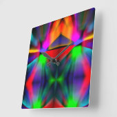 Moderne kunst vierkante klok (Hoek)