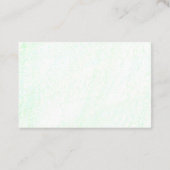 Moderne kunst visitekaartje (Achterkant)