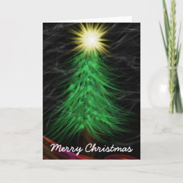Moderne kunst vrolijk kerstfeest feestdagen kaart