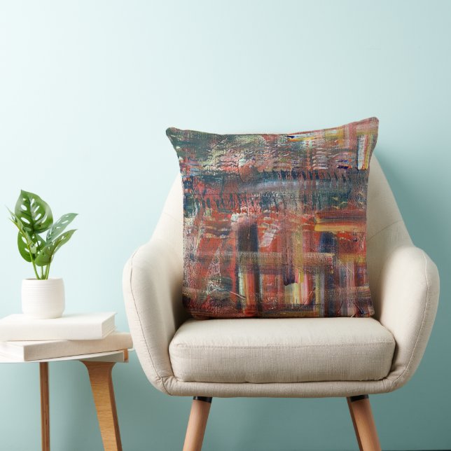 Moderne Kunst Worp Kussen (Stoel)
